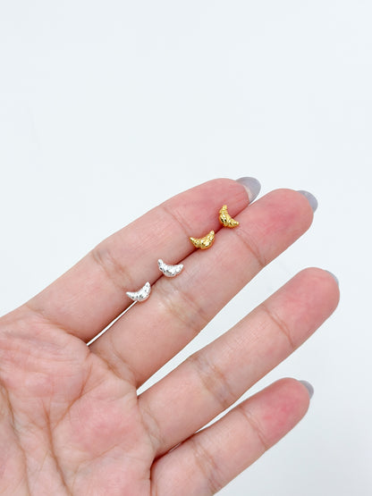 Mini Croissant Earrings