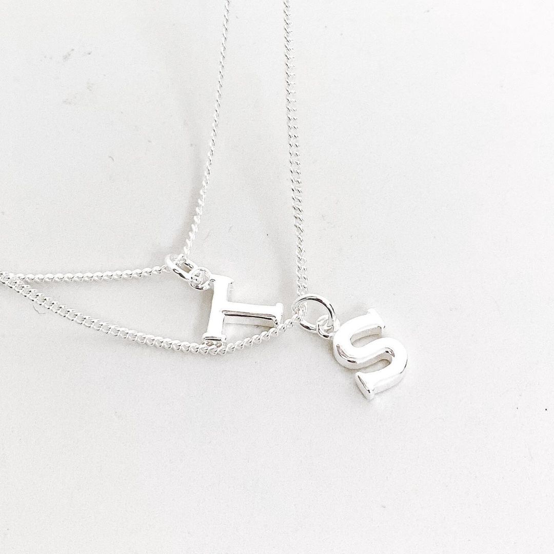 Thick Initial Necklace