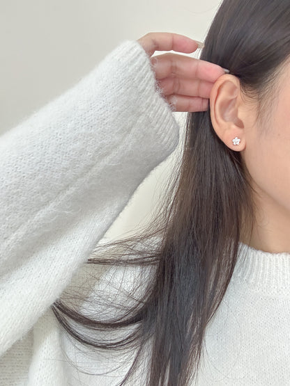 Dot Flower Earrings