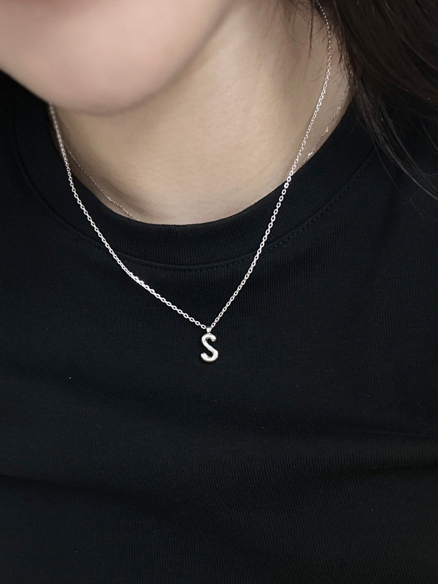 Chubby Initial Necklace