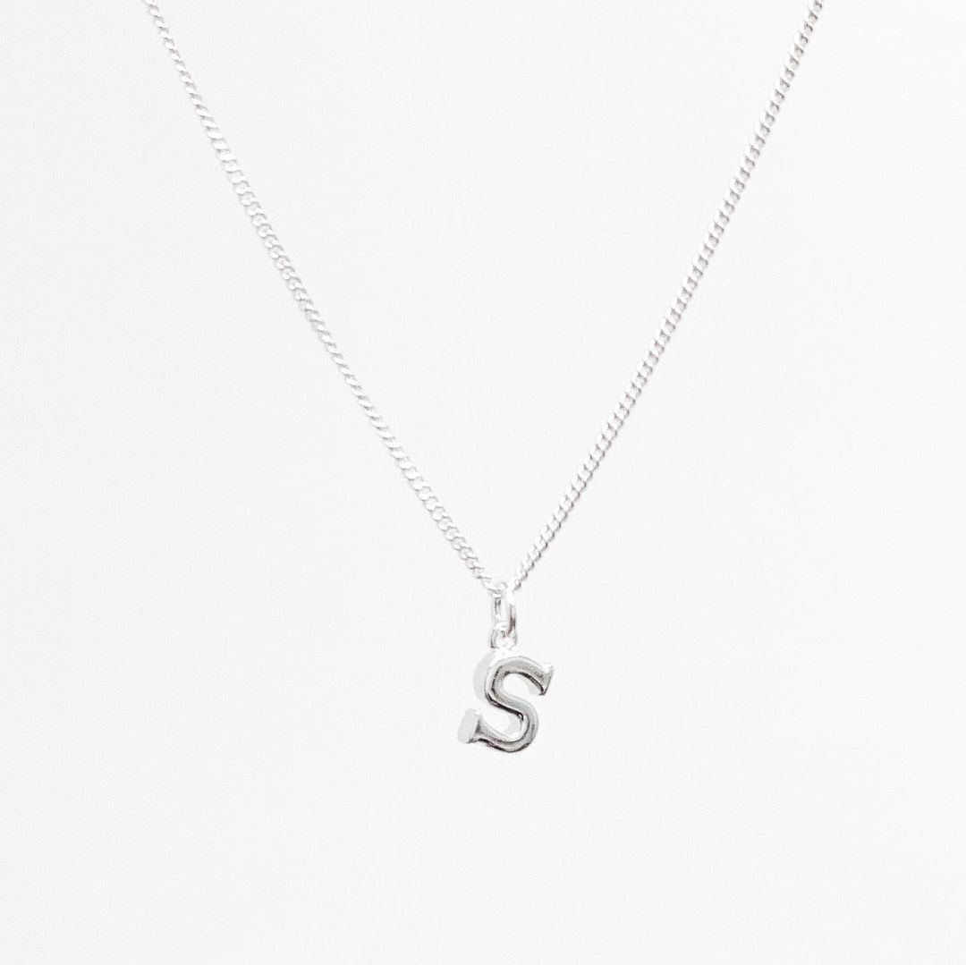 Thick Initial Necklace