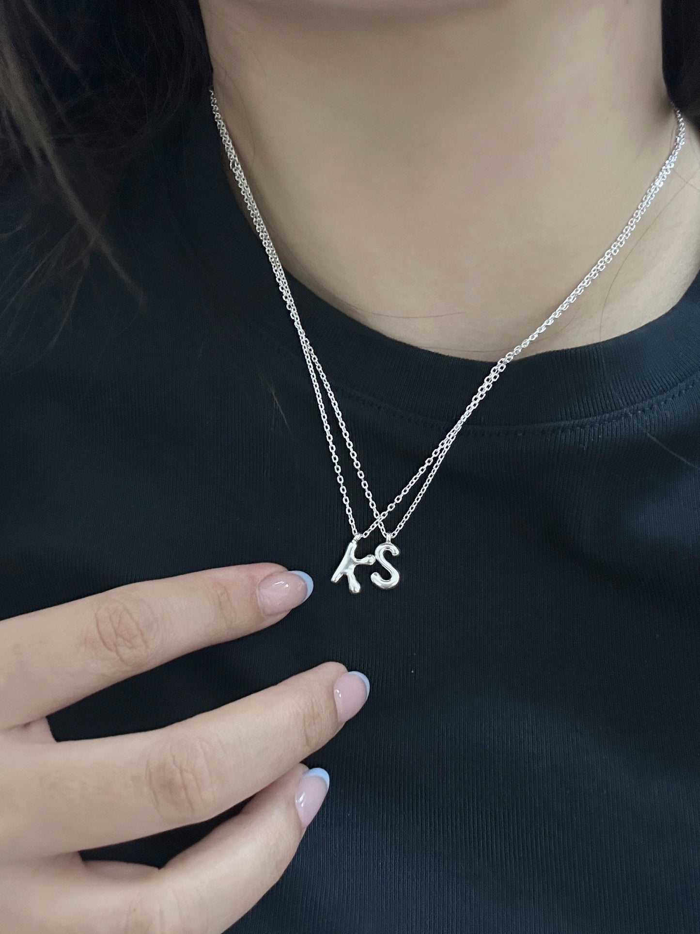 Chubby Initial Necklace