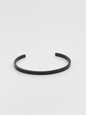 Black Men's Bangle | Stainless Steel 316L