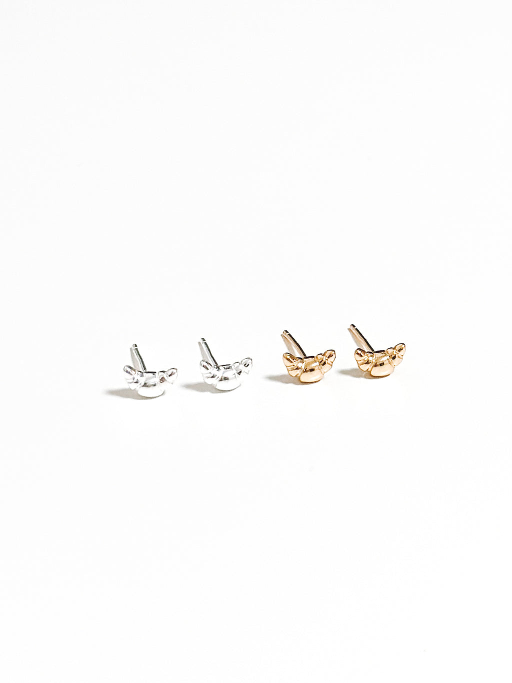 Mini Croissant Earrings