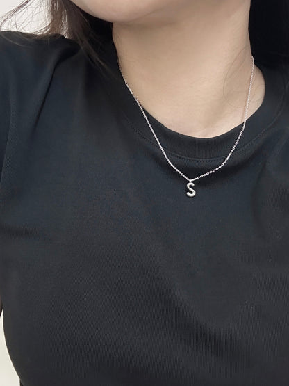 Chubby Initial Necklace