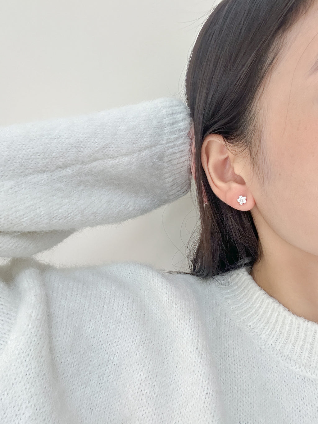 Dot Flower Earrings