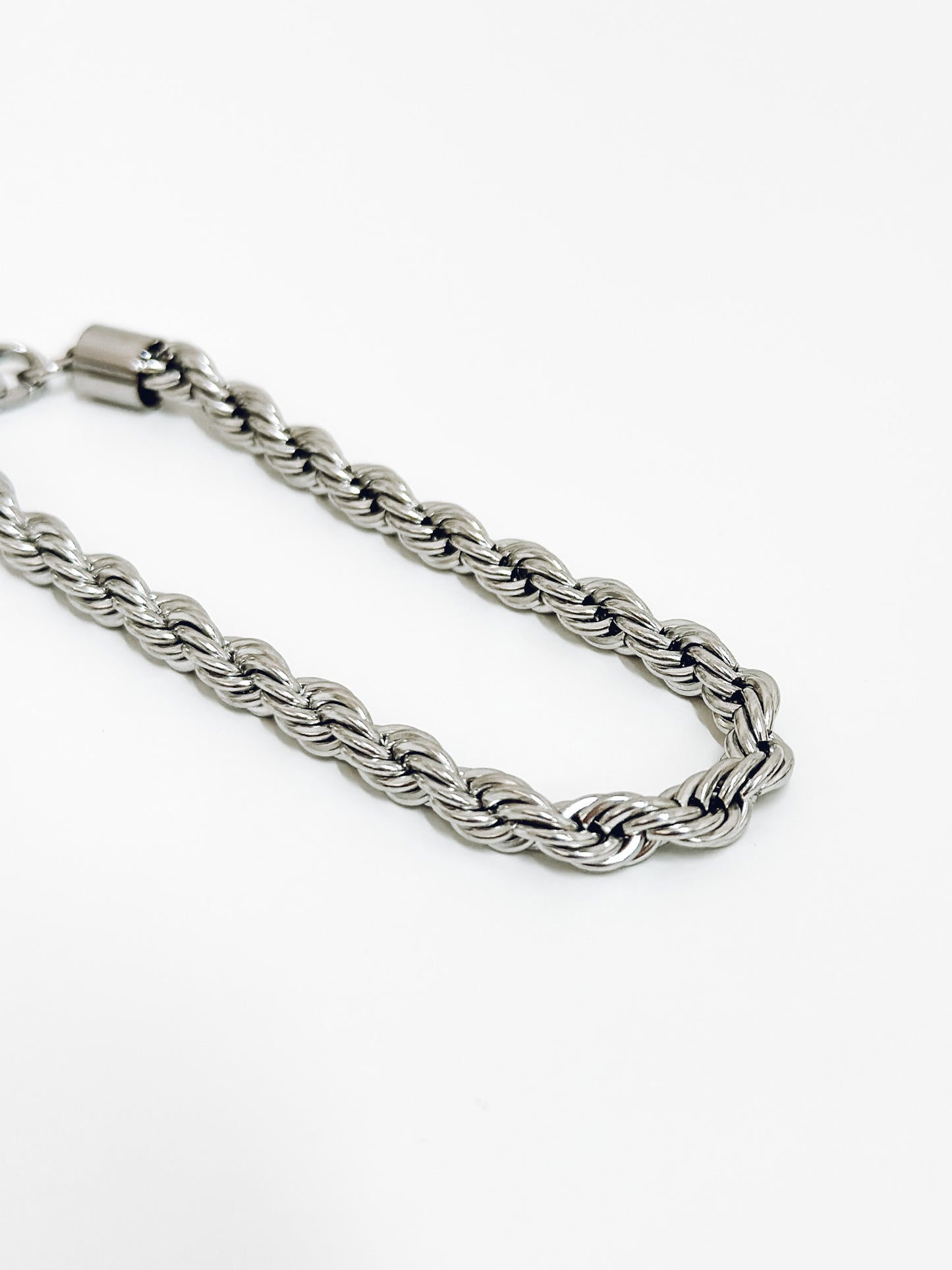 Rope Twist Men's Bracelet | Stainless Steel 316L