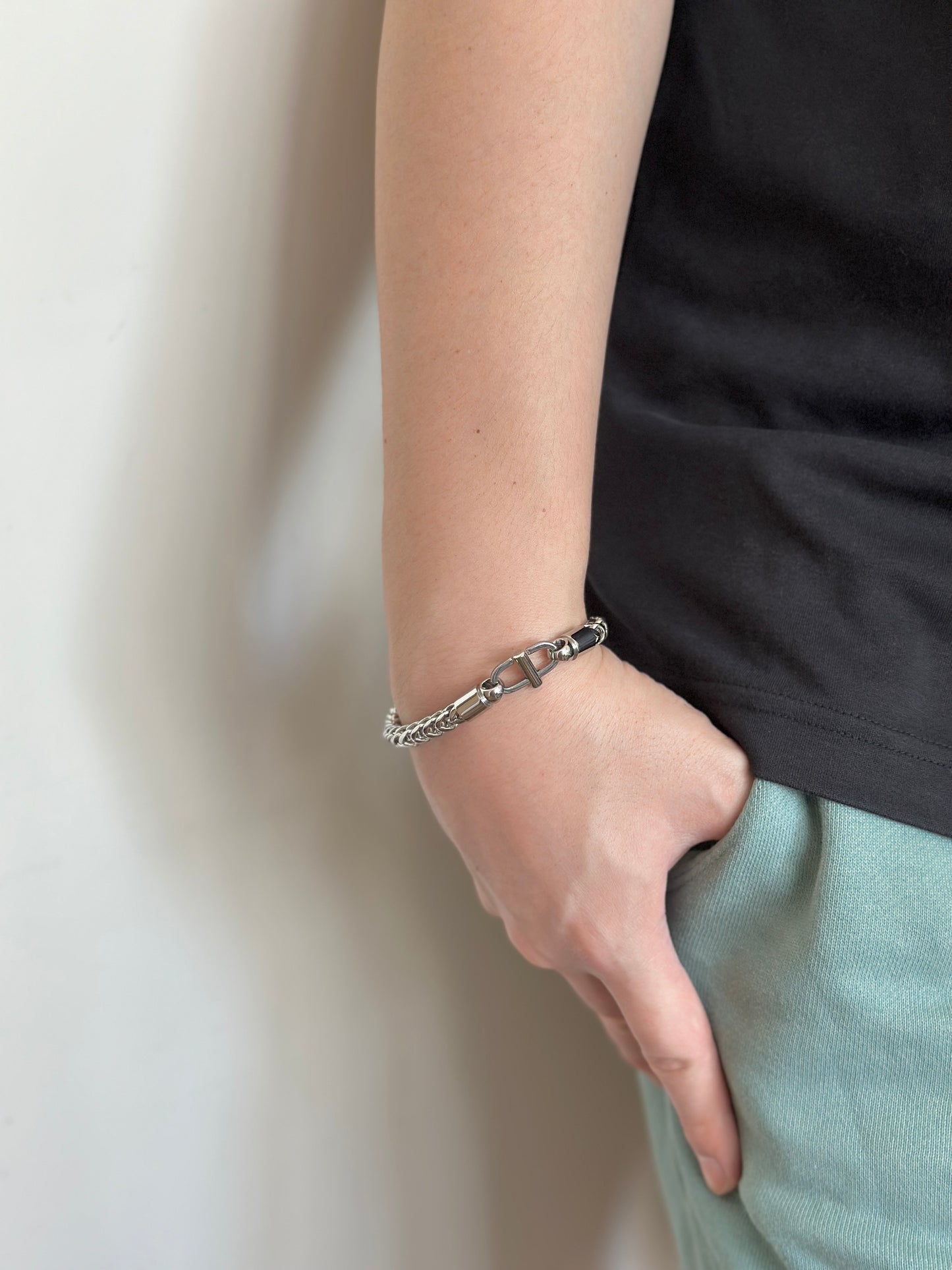 Rope Men's Bracelet | Stainless Steel 316L