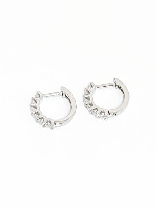 Diamond Luxury Hoop Earrings