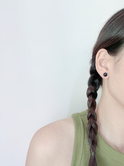 Black Beans Earrings