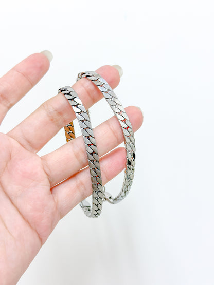 Flat Snake Men's Bracelet | Stainless Steel 316L