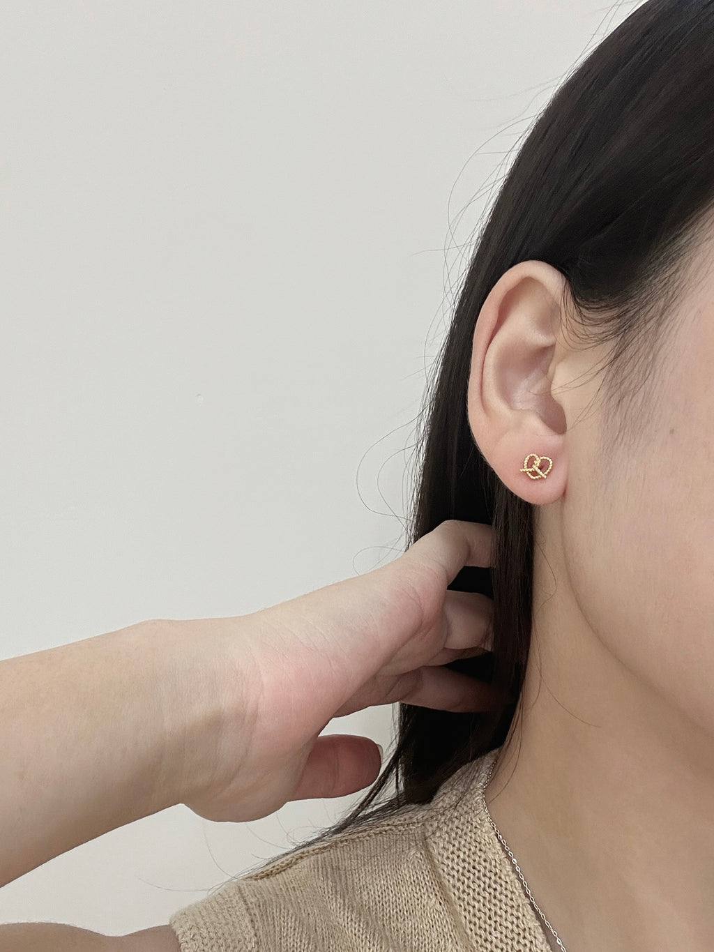 Pretzel Earrings