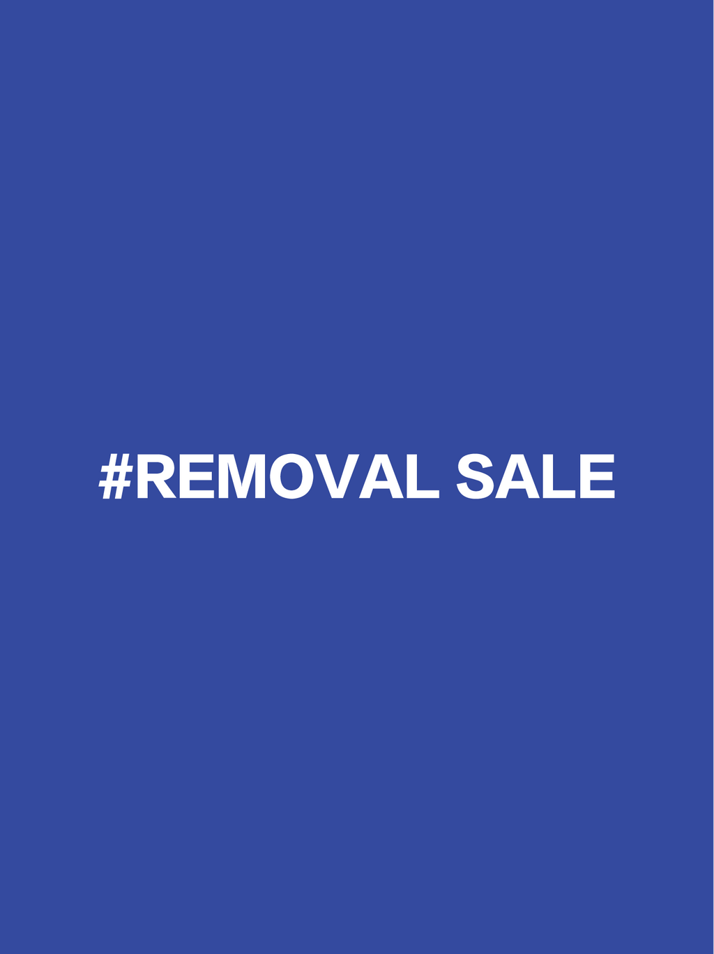 2025 Removal Sale （清貨＋微瑕疵品）