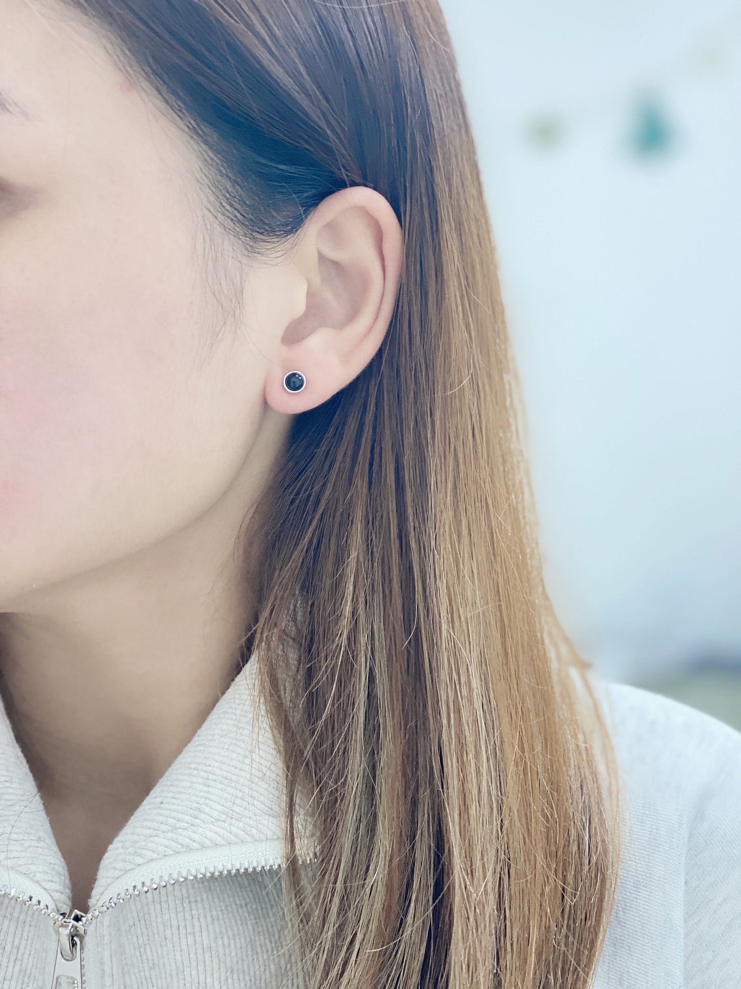 Black Beans Earrings