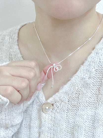 Silky Ribbon Necklace