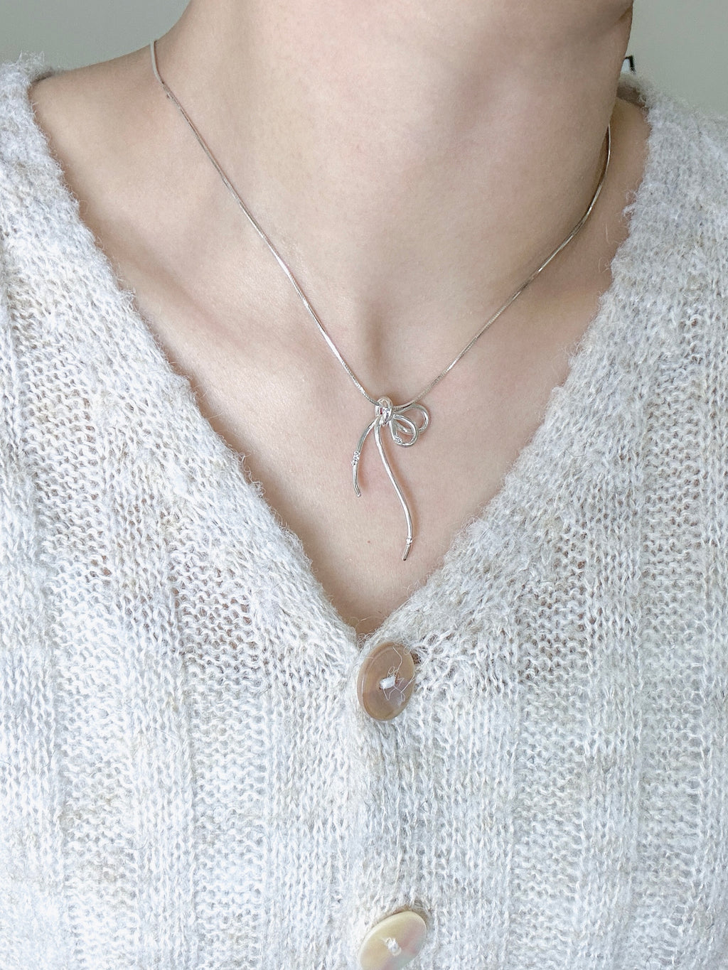 Silky Ribbon Necklace
