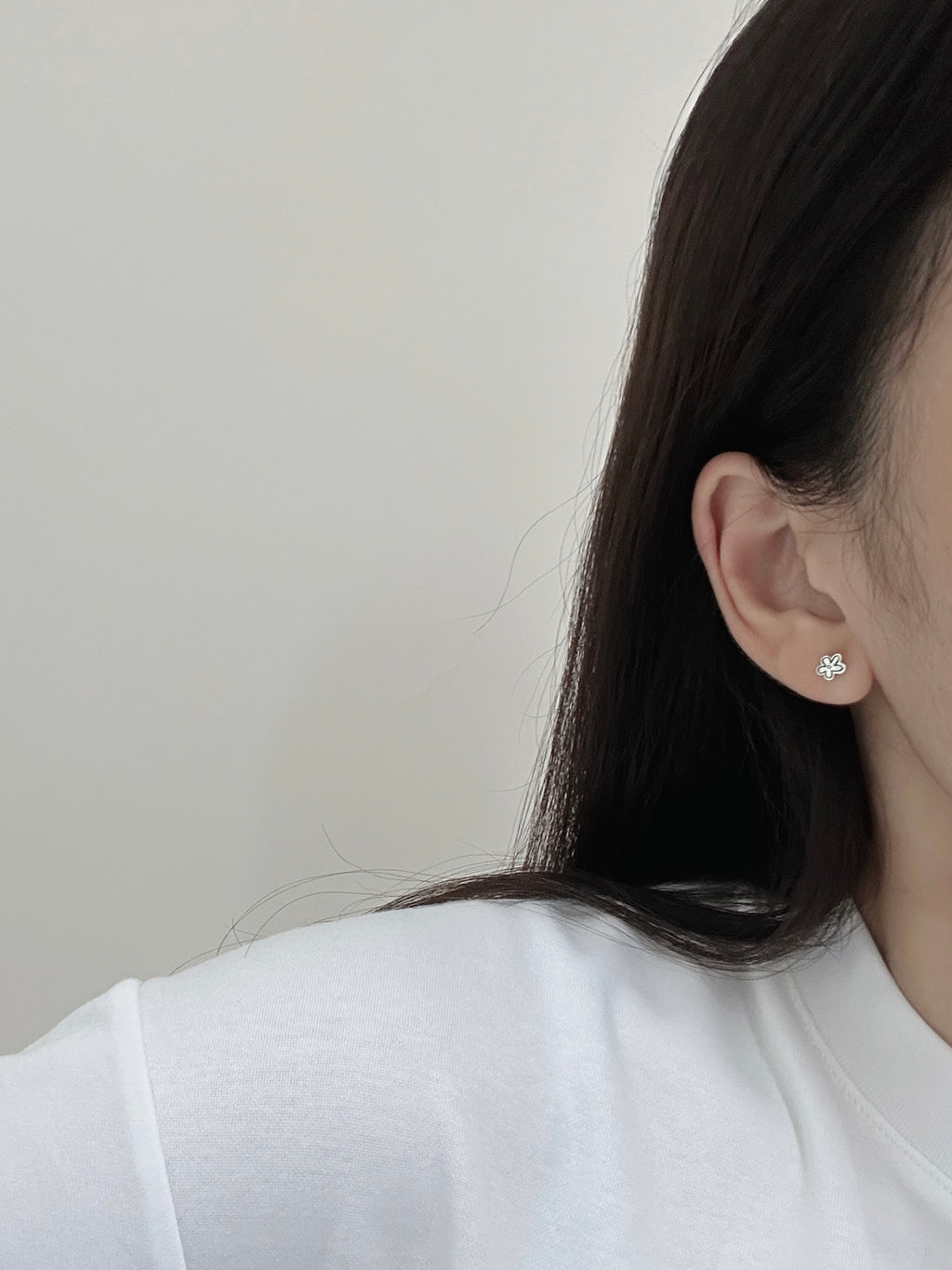 Hand Draw Flower Earrings