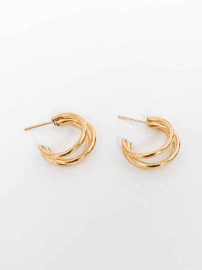 Three Layers Earrings