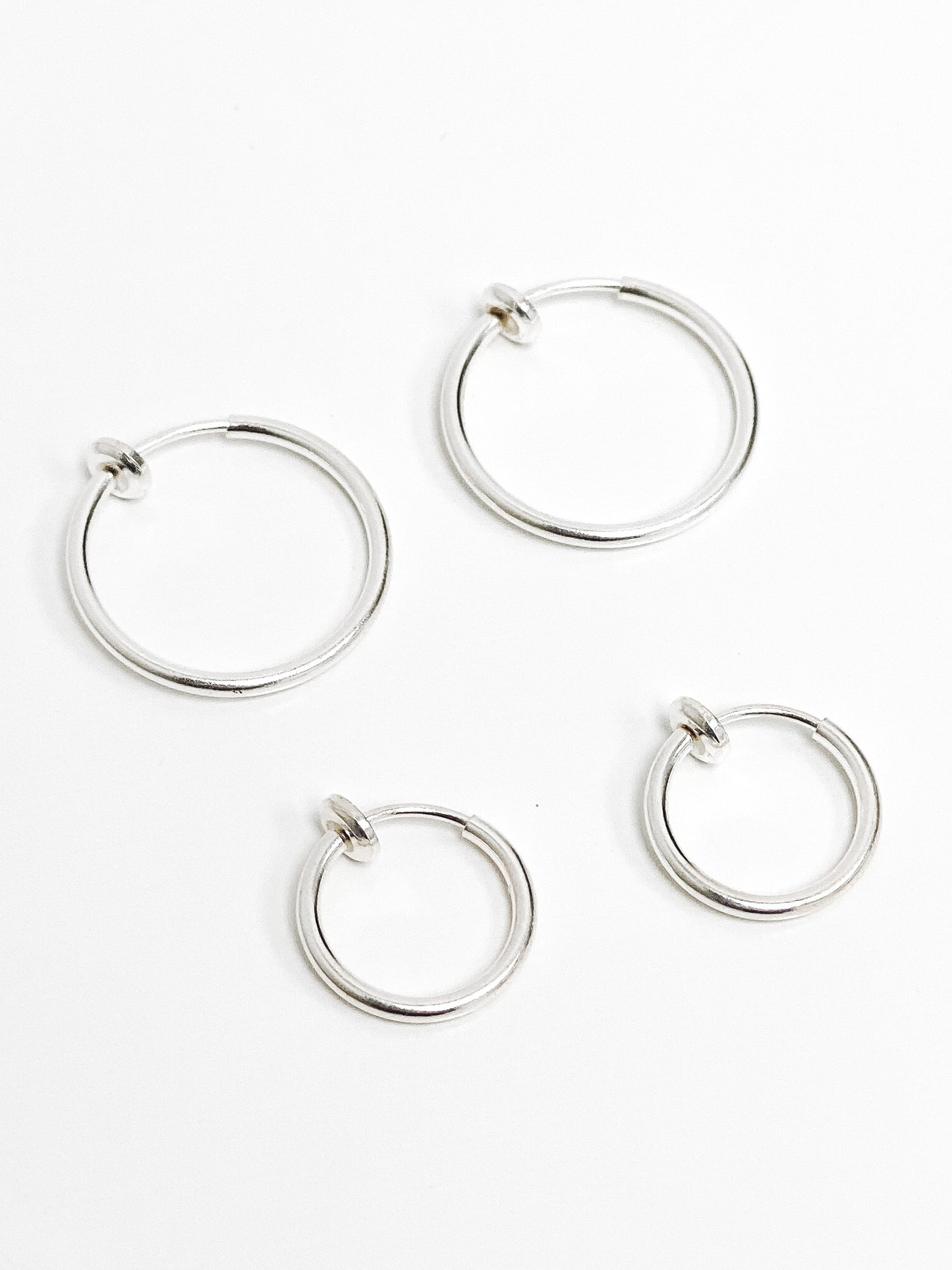 Fake Hoop Earrings