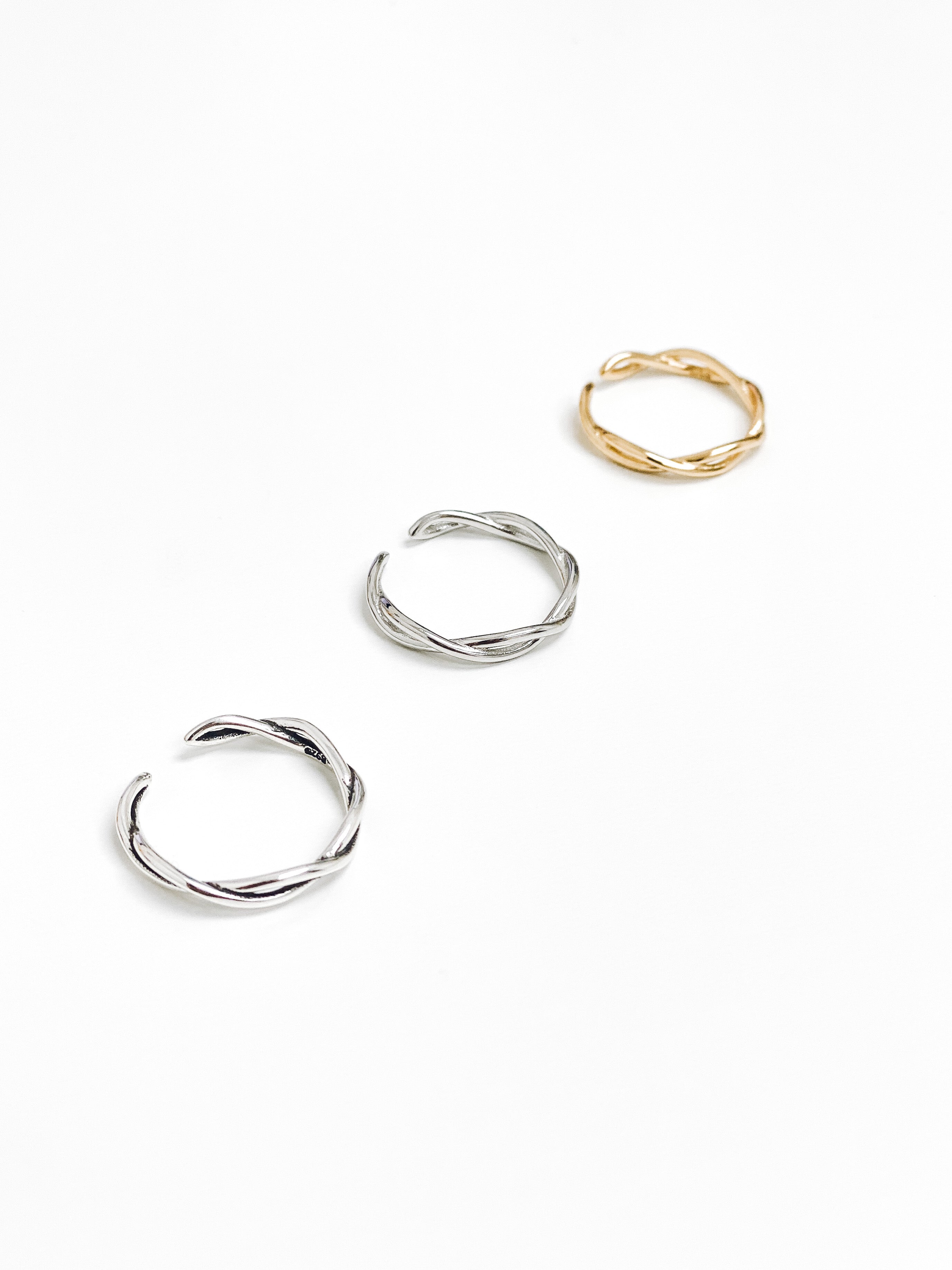 お値下げしました 新品 fauvirame kinomi Twist Ring/silver