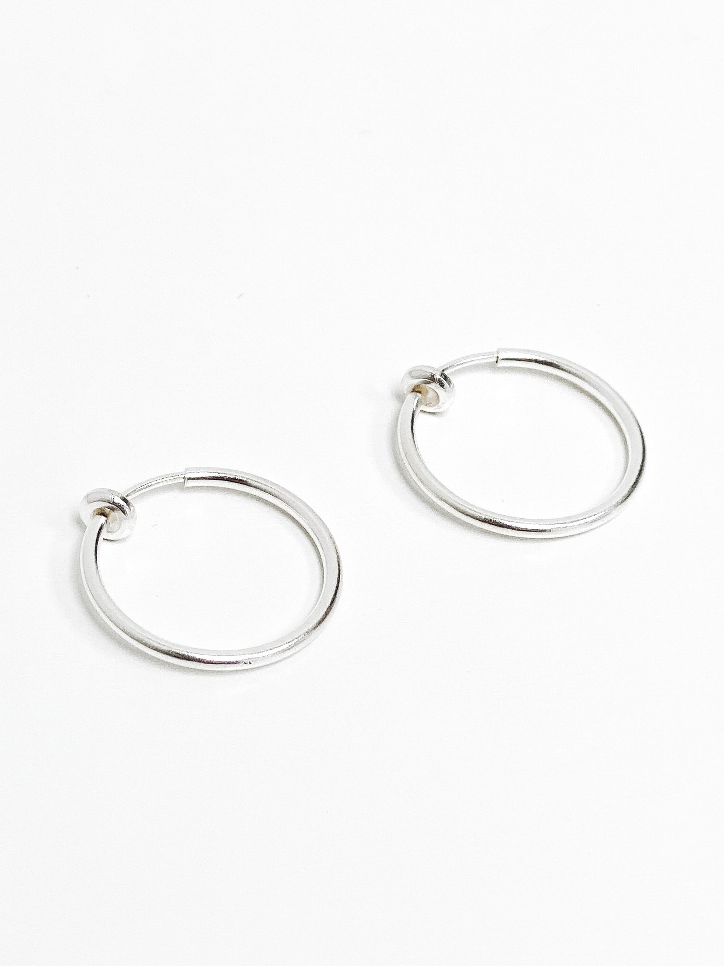 Fake Hoop Earrings