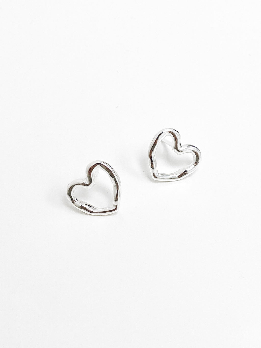 Hollow Heart Earrings