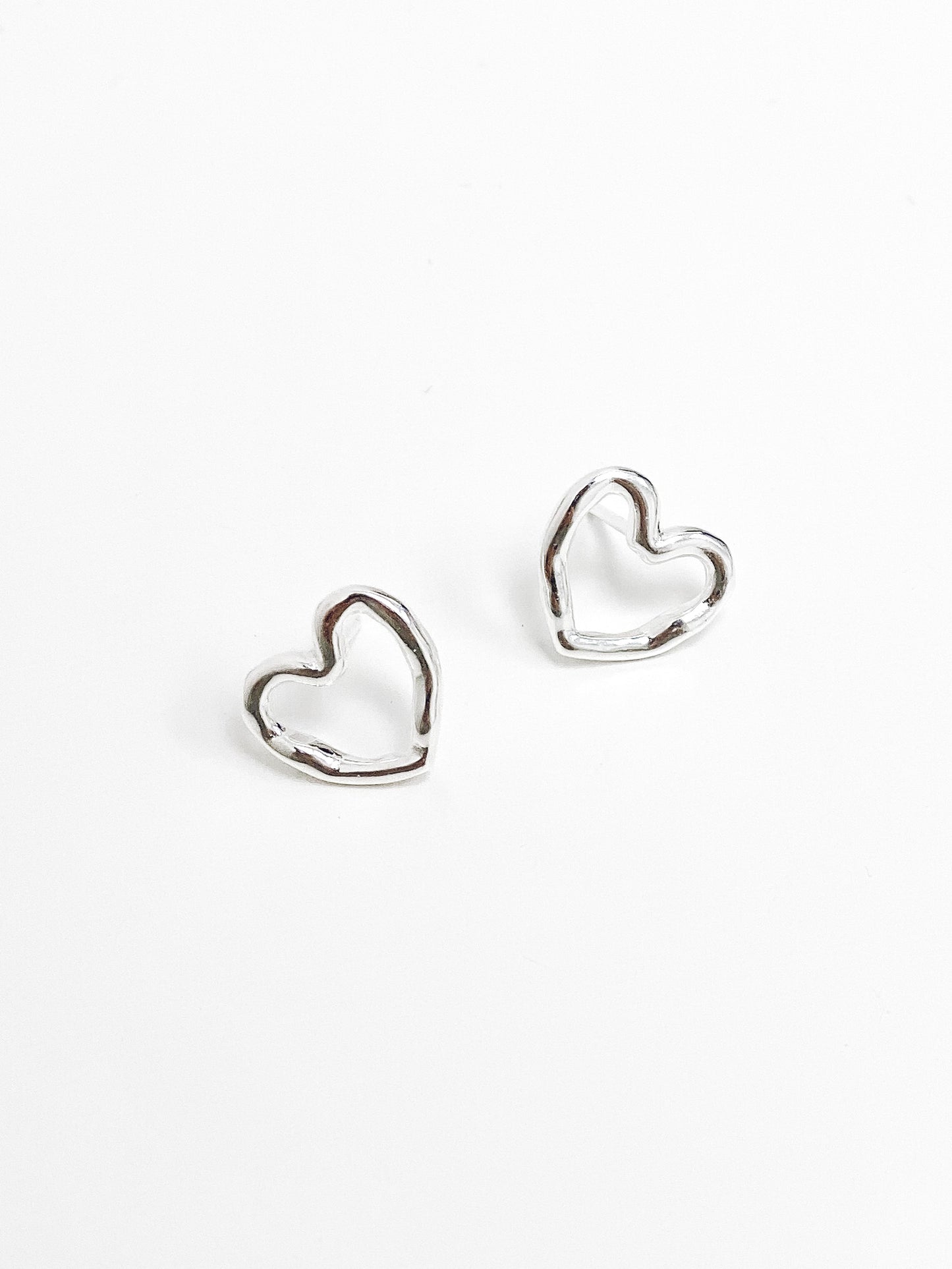 Hollow Heart Earrings