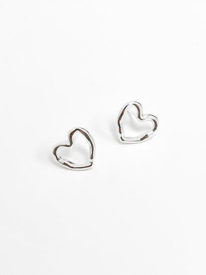 Hollow Heart Earrings