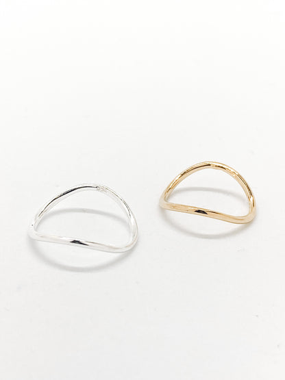 Wave Layered Ring