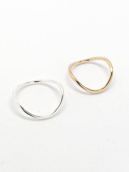 Wave Layered Ring