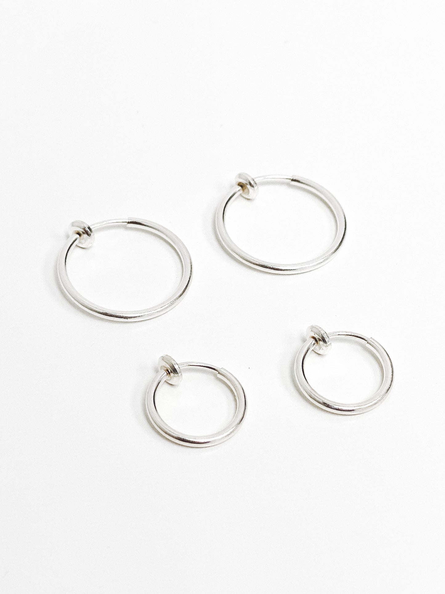 Fake Hoop Earrings