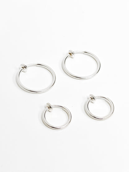 Fake Hoop Earrings