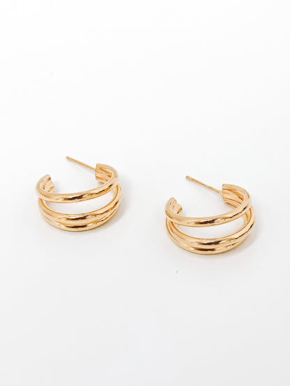 Three Layers Earrings