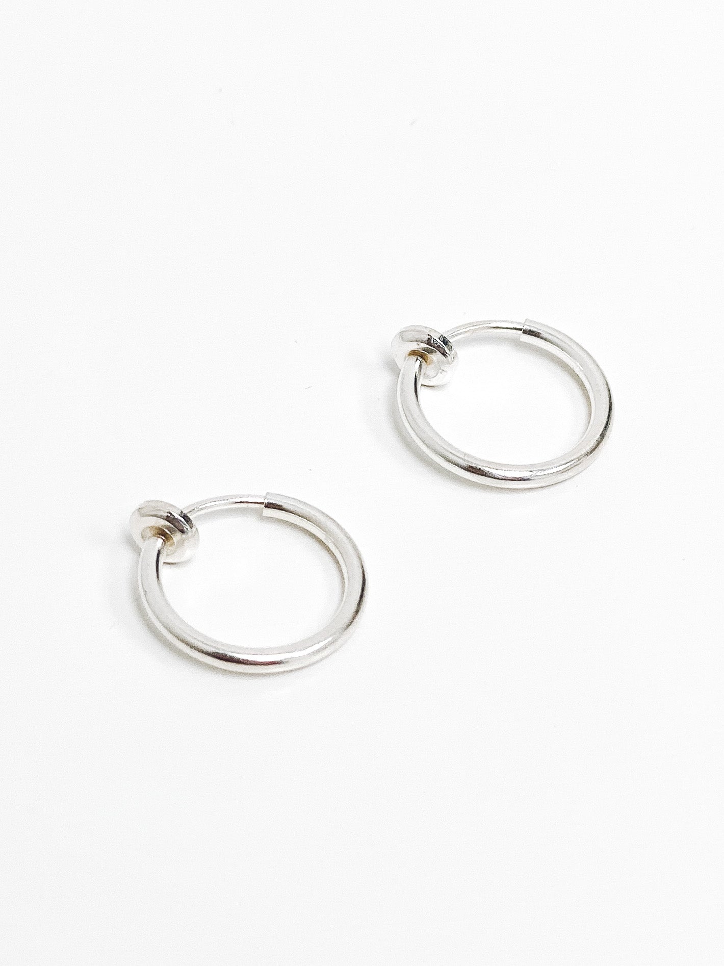 Fake Hoop Earrings